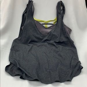 Lululemon sports bra and top combo